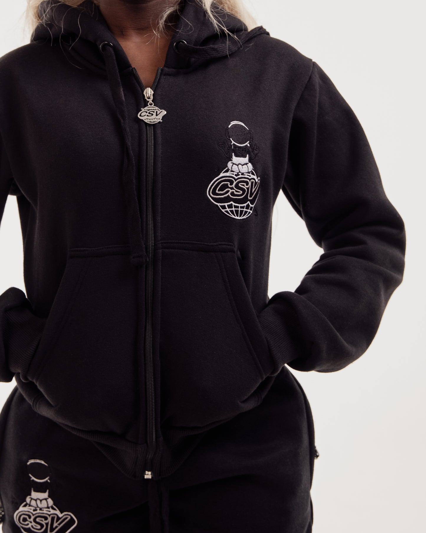 Starlight zip-up hoodie