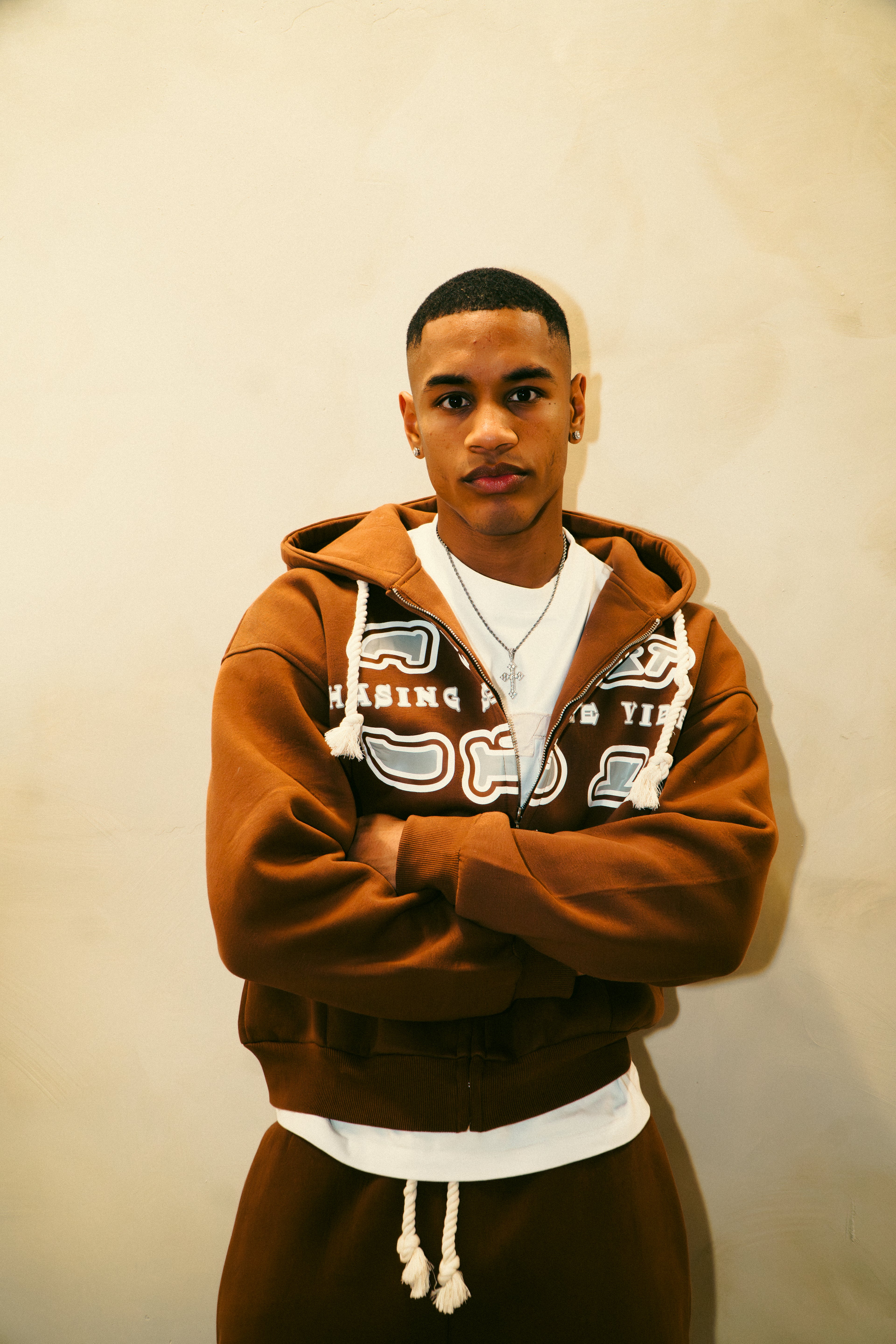 CSV Brown tracksuit top