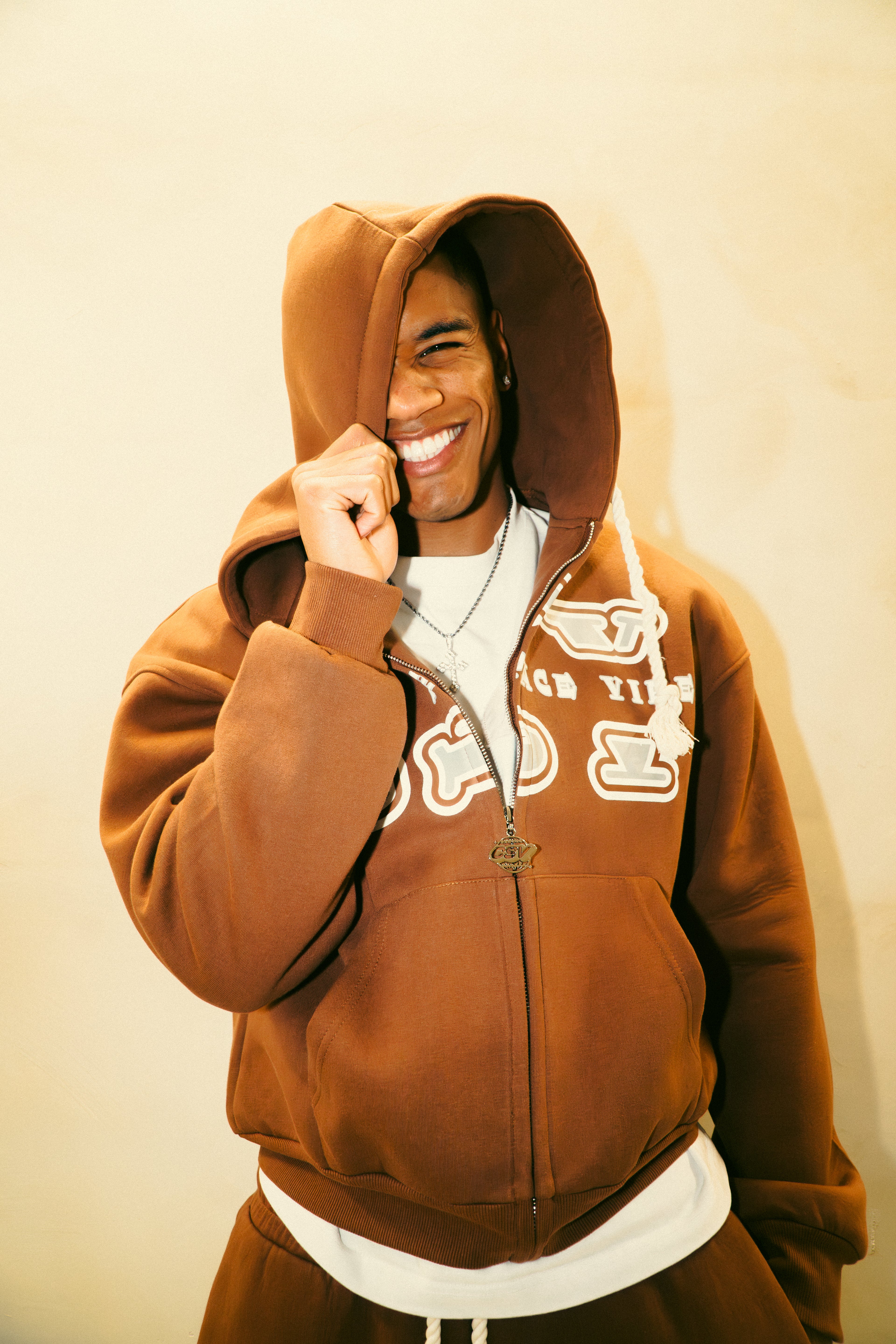 CSV Brown tracksuit top